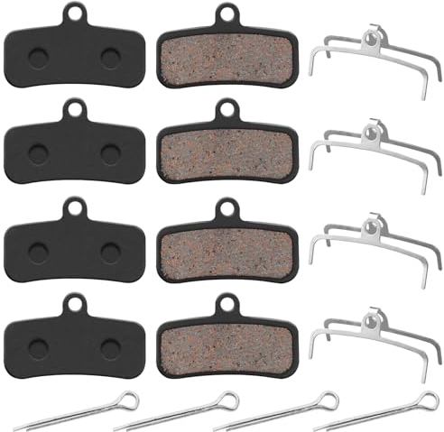 TOPBELIEF Pastillas Freno Disco Bicicleta Semimetálicas, Pastillas Freno para Shimano Saint BR-M810 Zee M640 XTR-M9120, Deore XT BR-M8020, BR-MT420, Tektro HD M745 TRP, SL, Slate T4, G-Spec Quadiem