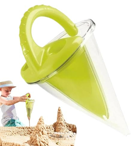 Pokronc Strandspielzeug, Sandschlossgebäude-Kit, Strandtrichter, Verbessert Das Lernen Im Freien, Tragbare Lustige Sand- Und Wassermischspiele, 6,5 X 6,5 X 11,02 Zoll Kinder Im Alter Vo