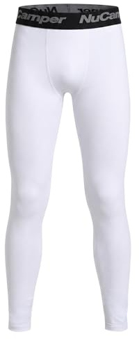 NuCamper Pantalones de Compresión para Niños Mallas Deportivas Transpirables para Jóvenes Leggings de compresión para niños Prenda Interior Deportiva de Secado Rápido para Fútbol Running y Baloncesto