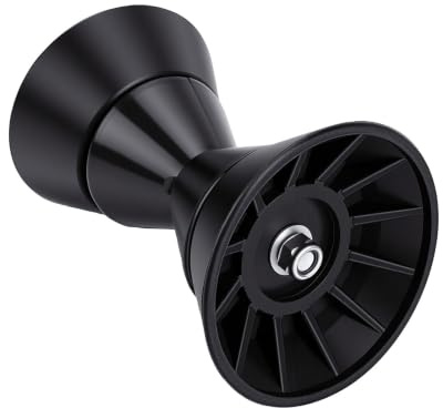 GOWENIC PU Båtsläp Bogrulle 1/2 Tum Axel 3 Tum Rulle, 5,31 Diameter med Eker, Marin Kvalitet för Smidig Båtlastning 180 Mm Höjd, Komplett Montering