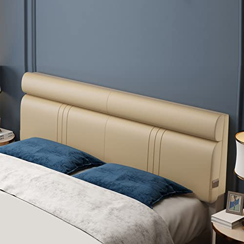 Generic Großes Kissen Aus Schaumstoff, Kopfteil, Keil, Rückenlehnenkissen,Wandkissen,Leder,Gepolstert, Für Zuhause, Schlafzimmer,Bank,Weiches Kissen,A,No headboard 70.8/180cm