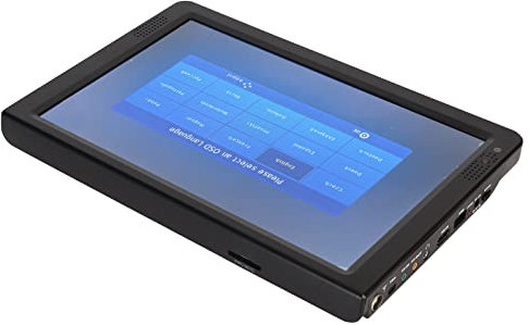 ASHATA Téléviseur Portable 12 Pouces, ATV VHF UHF 1080P Télévision LED Numérique avec Support Pliable, Télécommande, Fente pour Carte SD USB, Entrée AV, Lecteur Vidéo HDMI, Batterie 1800