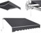 Gelenkarmmarkise 3m Sonnenschutz Markise für Balkon & Terrasse – Wasserabweisend, Robustes Markisentuch, Aluminiumrahmen – Höhenverstellbare Sonnenmarkise mit Handkurbel für optimalen Schatten