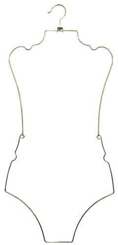 Trådhängare, kroppsformade underkläder hängare vikbar metalldisplay bikini badkläder organiserare för butiker sovrum butiker tråd, underkläder, kläder, metall