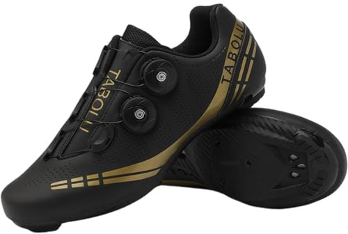 FANSU Chaussure Velo Route pour Hommes Femmes, Chaussures de Cyclisme Équipé d'un Système de Laçage Rapide Double, Route VTT pour Intérieur et Extérieur