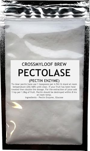 Pectolase (Pectinase). Home Brew Wine Making Pectin Enzyme to Remove Haze. 25g