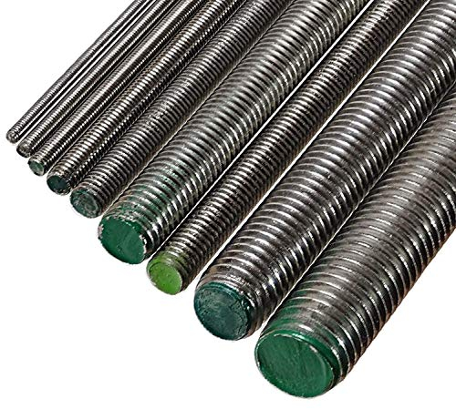 1 tige filetée A2 en acier inoxydable M20 x 1000 mm • DIN 976 / DIN 975 • Boulons filetés de 20 mm de diamètre et 1 m de longueur • Matériau A2 (VA / V2A) Quincaillerie