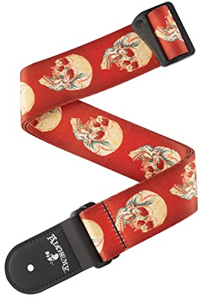 D'Addario Alchemy Gitarrengurt, Live Life Skull