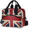 Mnsruu Vintage Union Jack British Flag Lunch Bags Lunchbox Cooler Bag Reusable Tote Shoulder Bag Insulated Lunch Box for Outdoor Picnic Boating Work School