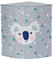 LOVE IT STORE IT Kinder Wäschekorb mit Deckel - Verstärkter Wäschesammler für Kinderzimmer - 46L Grau mit Koala - 35x35x50 cm