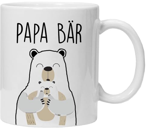 Tasse mit Spruch, Papa Bär, Weihnachtstasse lustige geschenke, kaffeetasse, Vatertag - Vatertagsgeschenk - Geburtstag - Beste Papa- Geschenk - Papaspruch