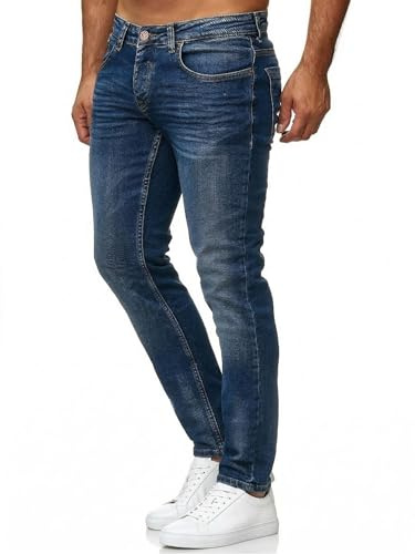 Tazzio - Jeans da uomo, aderenti, elasticizzati, denim, 16533 Blu 1 31W x 34L