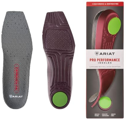 ARIAT Men's Pro Performance Insole Wide Square Toe, Multicolored, 10.5 W