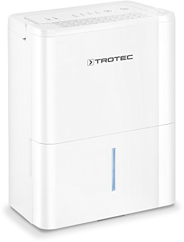 TROTEC Luftentfeuchter elektrisch TTK 32 E – Leistung 14 L/Tag – Fläche 15 m² / 37 m³ – mit Autoabschaltung – für Wohnung und Schlafzimmer