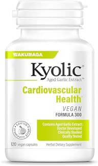 Kyolic Aged Garlic Extract Formula 300, Cardiovascular Health*, Vegan, 120 Capsules