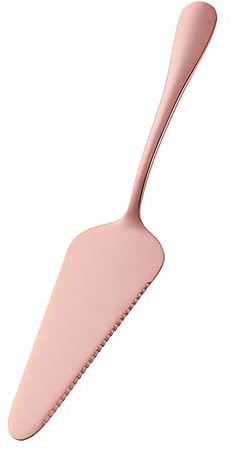 BESTonZON Paletta Per Pizza in Acciaio Inox Pala Per Torta Di Formaggio Pala Per Torta in Acciaio Inossidabile Coltello Torta Seghettato Raclette Viaggiare Oro in Acciaio Inossidabile