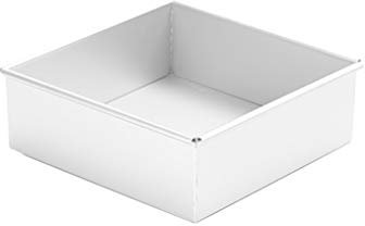 Uqezagpa 4-10 Inch Square Non Stick Cake Pan Pie Loaf Bread Mold Bakeware Tray