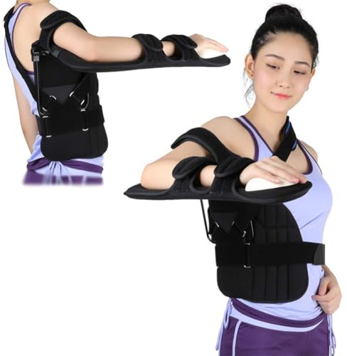 Soporte de abducción de hombro, marco de soporte fijo para fracturas y dislocaciones de extremidades, ortesis ajustable en ángulo para protección de fracturas