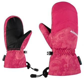 Ziener Kinder LETTERO-Z Ski-Fäustling/Wintersport | wasserdicht, atmungsaktiv, pop pink, 5,5