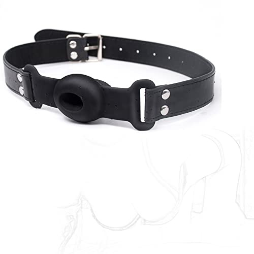 HTdangT Bavaglio In Silicone Con Foro Bocca Aperta Divaricatore Tappo A Sfera Gioco Di Ruolo Fetish Schiavo Restrizioni BDSM Bondage Giocattolo Sessuale Estremo