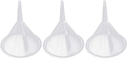 N-K Funnel Transparent en Plastique, Diamètre de 2 cm, pour Bouteilles à Goulot Étranglé Mince