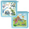 MeinBaby123® Schutzfolie kompatibel mit Toniebox 2er Set | Schutzcover selbstklebend | Premium Qualität | Aufkleber passgenau I Folie Sticker I Toniebox Zubehör (2er Set Dinos)