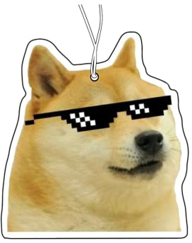 2x Doge Meme Duftbaum Auto Lustig, Duftspender, Tuning, Car Air Freshener, Duftanhänger, Lufterfrischer Set