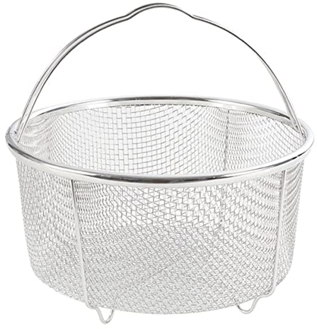 Yardwe 1pc Multifunctional Frying Basket Air Fryer Stainless Steel Basket Metal Colander Stainless Steel Deep Fry Basket Fruit Strainer Basket Stainless Steel Colander Strainer Wire Chip