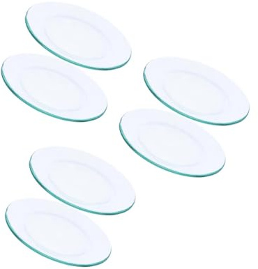 Healifty 6pièces Plaques De Réchaud Aromathérapie Cire Assiettes Étanches pour Fondre Parfumées Accessoires De Chauffe-Cire Réutilisables