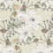 CiCiwind Peel and Stick Wallpaper Vintage Floral Contact Paper 41×300cm Beige Self Adhesive Wallpaper Thicken Sticky Back Plastic Removable Living Room Bedroom Wall Furniture Waterproof Vinyl Wrap