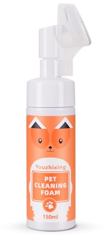 Youzhixing Hunde Pfotenreiniger für Hunde (150ml) | Hundepfotenbürste | Hundepfoten Reiniger | No Rinse Schäumendes Shampoo für Haustiere | Hunde Katzen Pfotenpflege Zubehör | Hunde Sachen