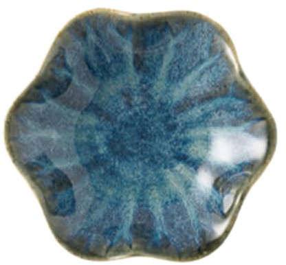 KiBcsLic Vassoio per Gioielli Ciotola Portachiavi Poggia Posate Porta Orecchini Vassoio da Portata Realizzato in Ceramica Robusta Adatto per Decorazione della, Blu