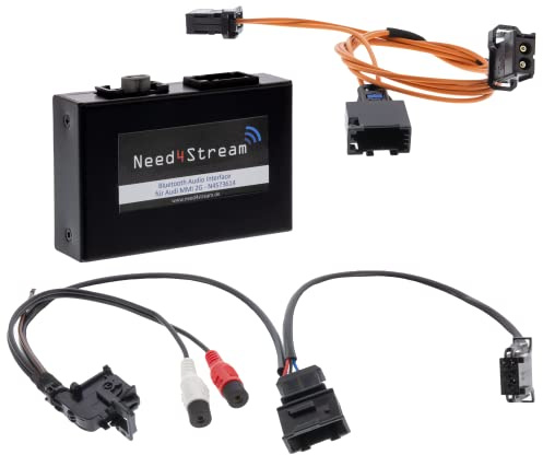 Need4Stream N4S73614 A2DP - Interfaccia audio Bluetooth con indicatore di titolo per MMI 2G, compatibile con Audi A4 8K, A5 8T/8F, A6 4F, Q7 4L, A8 4E, iPhone e Android