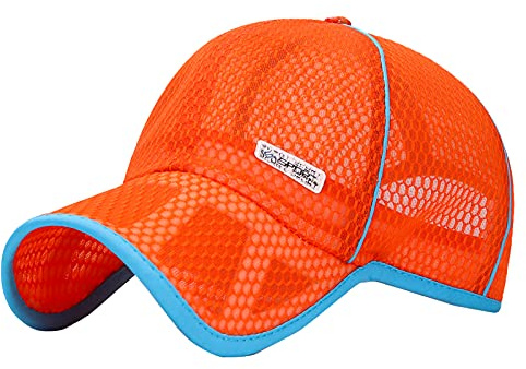 Happy Cherry Cappellino da Baseball per Bambini Rete Estivo Sport e Corsa Ragazzi Ragazze Regolabile Cappello da Sole per Bambini