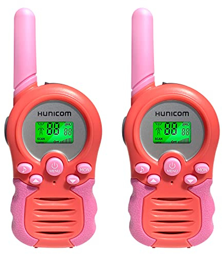Walkie Talkies for Girls kids Boys Toys Birthday Gifts Presents - Walky Talky Kids Long Range Walkie Talkie - Two Way Radio with Backlit LCD VOX