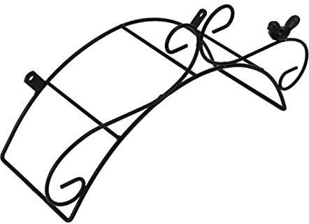 Iron Spray Paint Garden Hose Holder Wall Bracket, Retro Design, Organize and Store Hose, Indoors or Outdoors