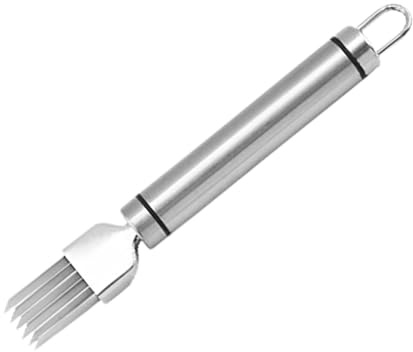 Affettatrice per cipolle verdi tritate – Affettatrice cipollina | Utensile per posate per tagliare cipolle verdi, tritatutto manuale in acciaio per accessori da cucina, pomelli per hotel