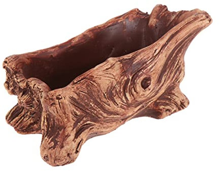 ANDRESLAD Sukkulente eingetopft büroradio bürolocher pflanztröge blumenbank geschengutsein Pflanzentopf Blumentopf kreatives Stumpfbecken Treibholztopf Zement Becken Pflanzen Topf Handwerk