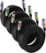 EBXYA XLR -Kabel 6m 4 Pack - Mikrofonkabel Ausgeglichen DMX -Kabel Männlich bis Weiblich Geeignet für Mikrofone, Radiosender, Bühnenbeleuchtung