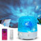 Gohytal Nachttischlampe Wave Lampe,Wasserwellen Lamp LED Nachtlicht mit Musik Player,Acryl Polarlicht Lampe mit Fernbedienung für Zimmer Party Deko,Geschenke zu Ostern Valentinstag