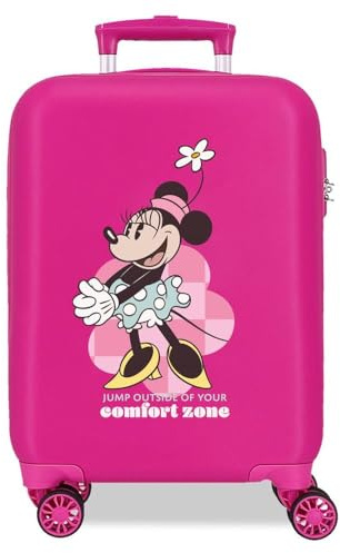 Joumma Disney Mickey & Minnie Maleta de Cabina Multicolor 33x50x20 cms Rígido 2 kgs Cierre de combinación Lateral ABS 2 kgs 33L Equipaje de Mano