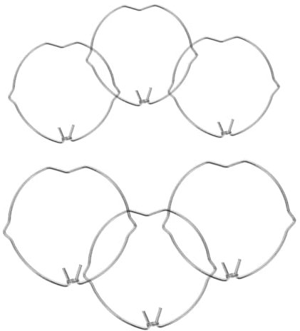 SOLUSTRE 6stücke Federklammern Für Strahler Lampenzubehör Befestigungsringe Für Leuchten Strahler-halteklammern Installieren Stabile Beleuchtung