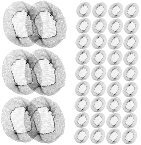 NIYANGLE Filet Cheveux Invisible Pour Femmes Filet De Cheveux En Mailles Transparent Accessoire Chignon Pour Mariage Cuisine Danse Et Performance De Scène Lot De 100