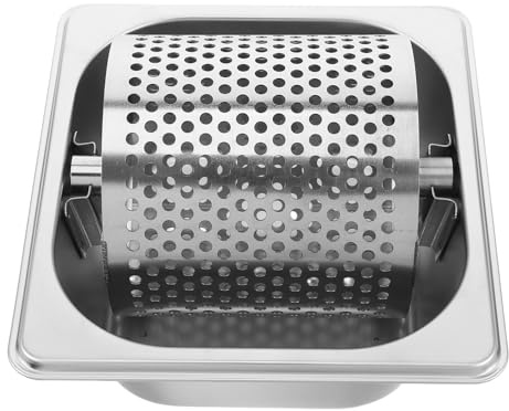 Mikikit Rullo per Burro in Acciaio Inox 1l Supporto, Utensile per Stesura Burro su Hamburger, Pane e Dolci, Applicatore Multifunzionale per Cucina e Barbecue