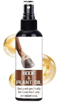 Hovvårdsolja 100 ml Återfuktande Balsamspray | Hästhovspray För Hästskötsel Hälsa Stall Rancher Ladu