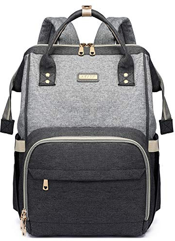 GAIVP Diaper-Bag-Backpack, Maternity Baby-Changing-Nappy Travel Back-Pack with Stroller Straps, Multi-Pockets, Large Capacity, Waterproof Durable for Mom Dad