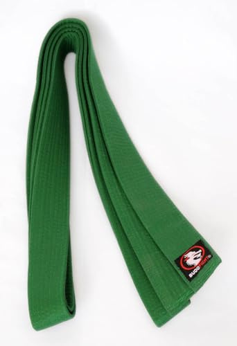 BUDOFIGHT Ceinture de karaté Verte piquée