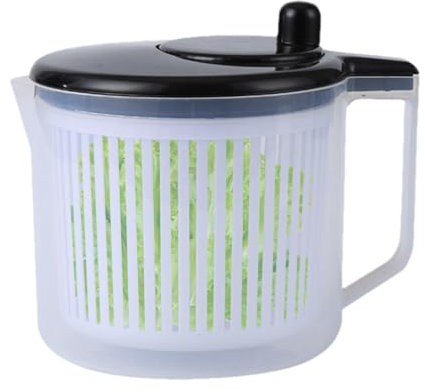 Essoreuse à salade | Essoreuse à salade grande | Petite essoreuse à salade pour 2 personnes | Laveuse et essoreuse à salade | Essoreuse de légumes | Essoreuse nettoyante pour fruits | pour préparer