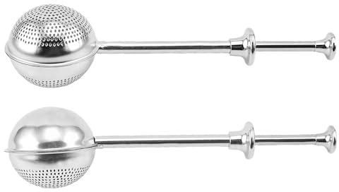 2 Pièces Pince à Thé Infuseur, Boule à thé avec Poignée Télescopique, Infuseur en Acier Inoxydable 304, pour Thé En Vrac, Convient pour La Cuisine et Les Cérémonies du Thé