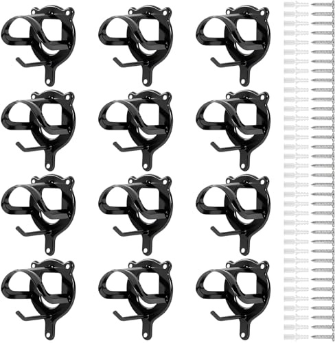 Pack of 12 Bridle Holders, Horse Bridle Holder, Equestrian Bridle Hanger, Holder Bridle, Storage Halter Hanger, Metal Bridle Holder, Hook Horse Tack for Horses, Riding Stable, Saddle Chamber
